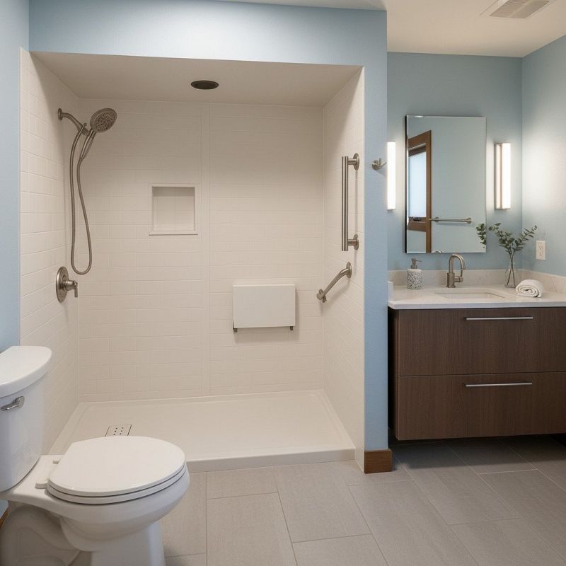 Frameless Glass Walk In Shower Design Ideas